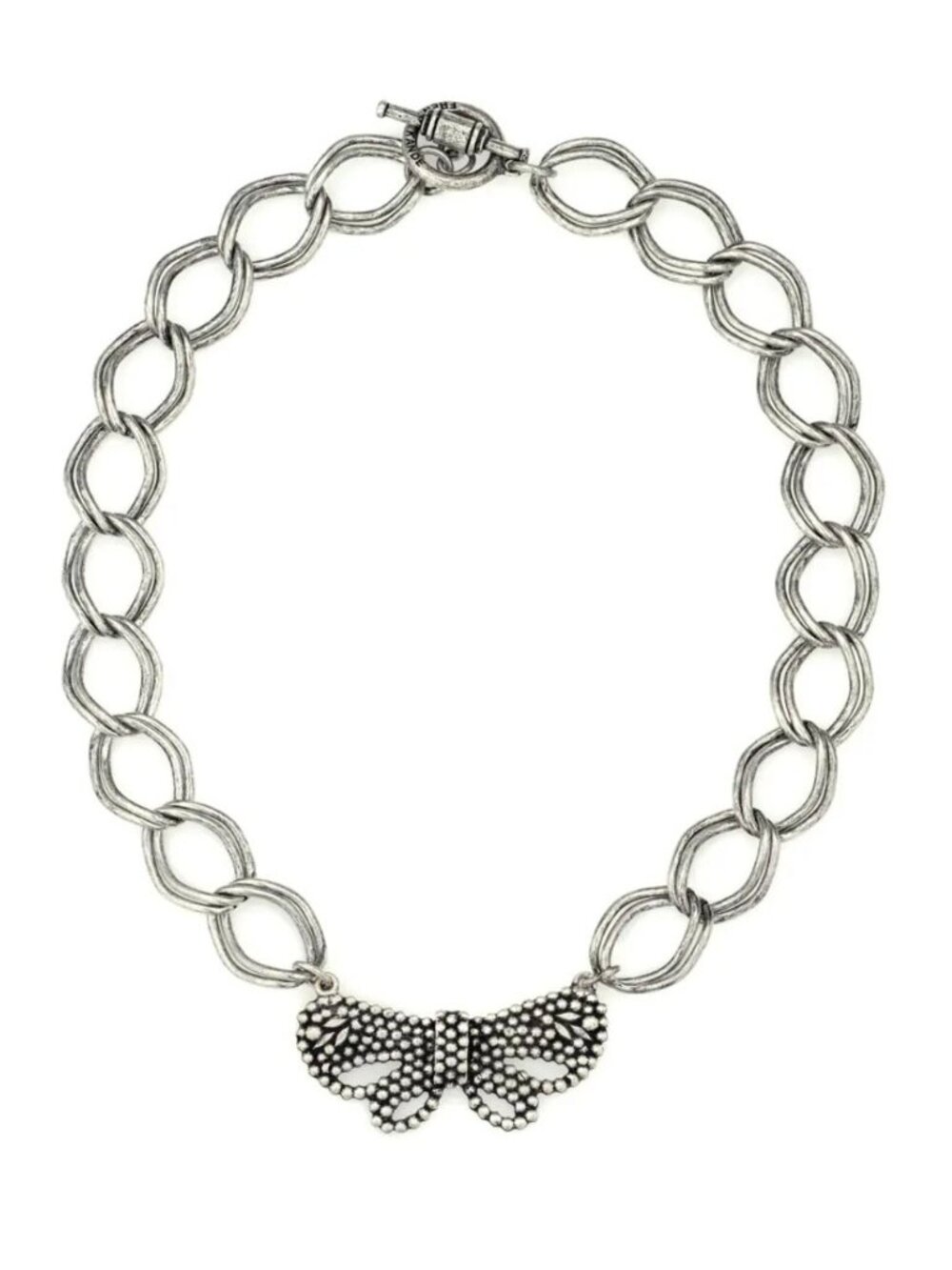 FRENCH KANDE Liana Necklace Sterling Silver Butterfly Small